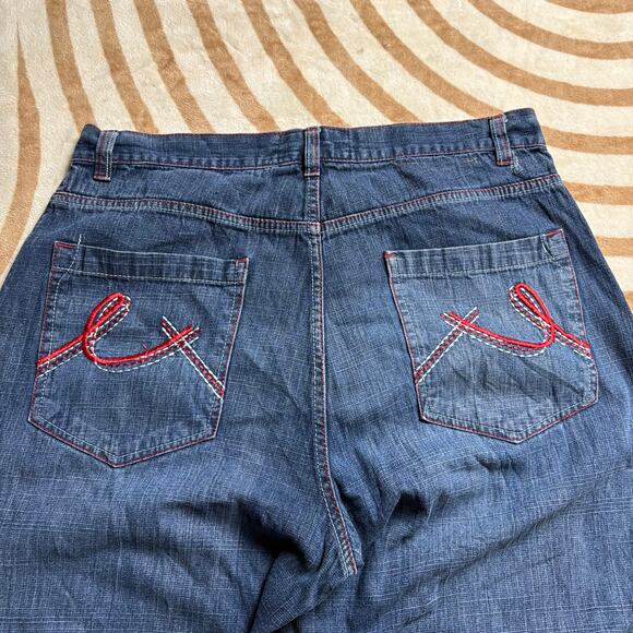 VINTAGE EVOLUTION • W42 BAGGY WIDE LEG JEANS - Picture 3 of 9